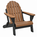 Silla de jardín 80 x 90 x 100 cm de plástico marrón y negro con respaldo alto estilo clásico